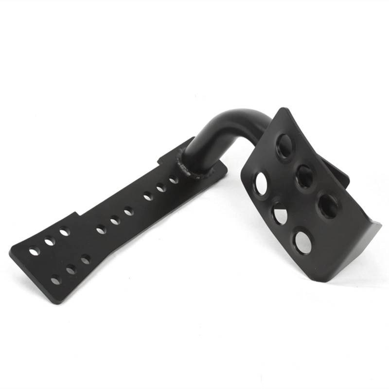 Szwaldaper Metall Auto Innen Dead Pedal Linke Seite Fußstütze Kick Panel Auto Zubehör Styling, for Jeep, Wrangler JK 2007-2017 Autopedalabdeckungsset(Black) von Szwaldaper