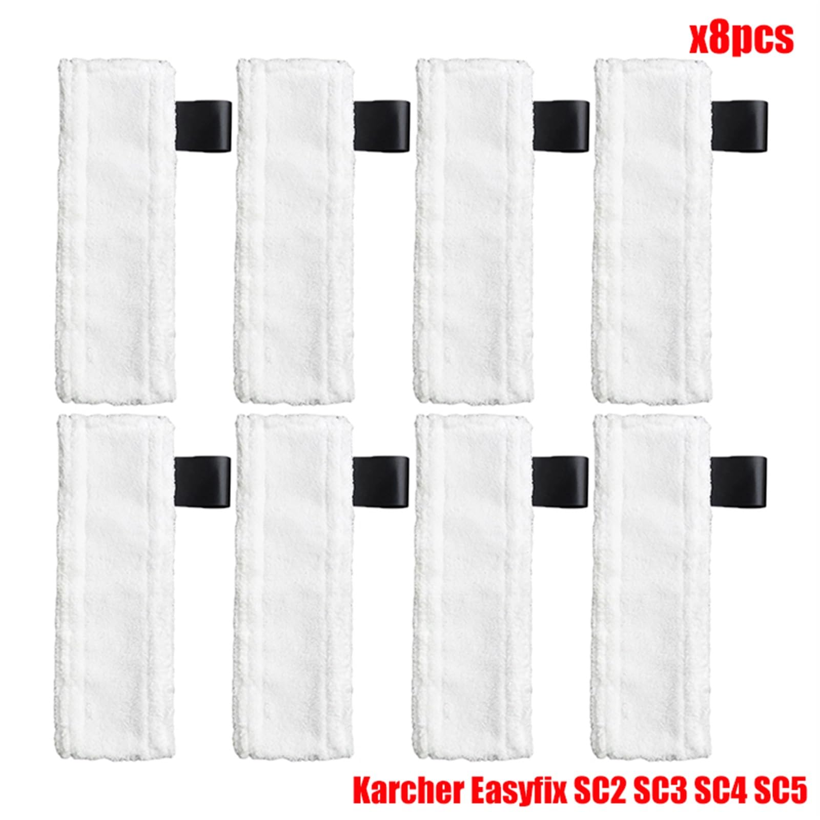 Szwaldaper Mikrofaser Steam Mop Pads Abdeckung for EasyFix SC2 SC3 SC4 SC5 Handheld Staubsauger Teile Pinsel Kopf Glas Schaber Ersatzteile für Dampfreiniger(Set11) von Szwaldaper
