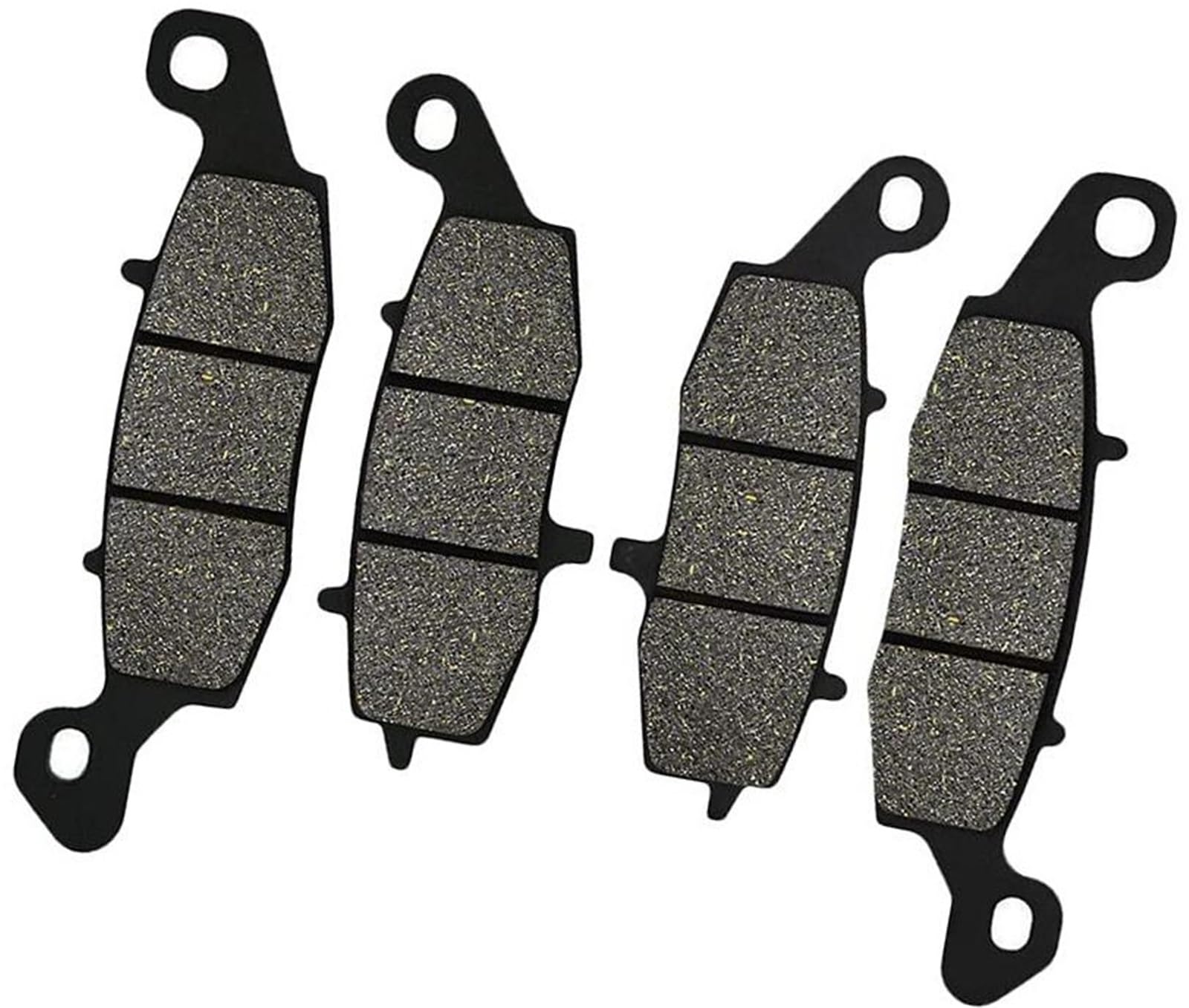 Szwaldaper Motforcycle Vorne, for Hinten Bremsbeläge, for CF Moto GT 400 NK 400NK CF400NK 2020 GT 650 MT 650GT 650MT CF650MT CF650GT 20-22(Black 1 Set Front) von Szwaldaper