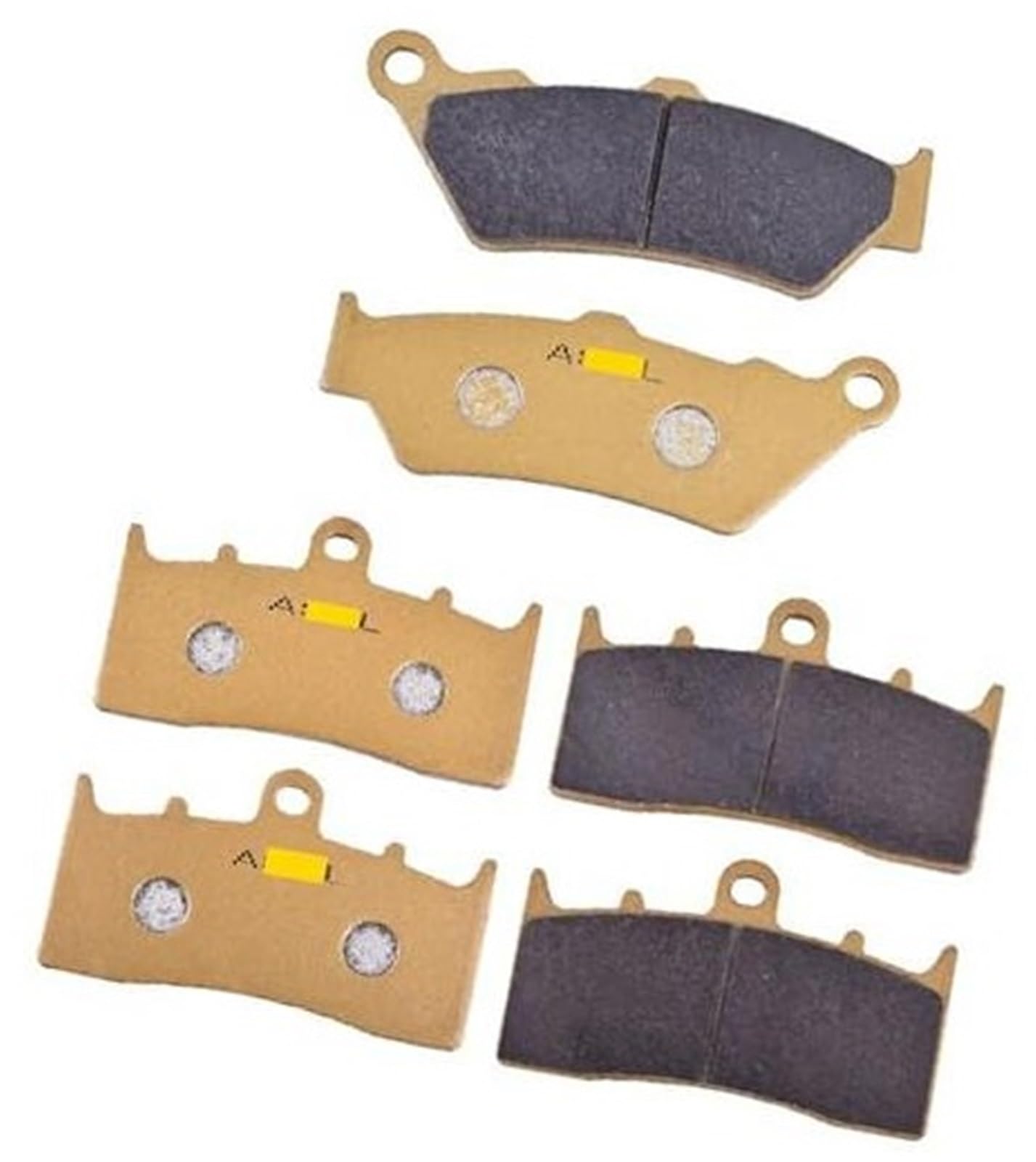 Szwaldaper Motorrad-Bremsbeläge aus Keramik vorne und hinten, for K1600GT K1600 GTL K1600GTL 2011 2013 K 1600 GT SE GTL E 2012 2013(Black Front and Rear) von Szwaldaper