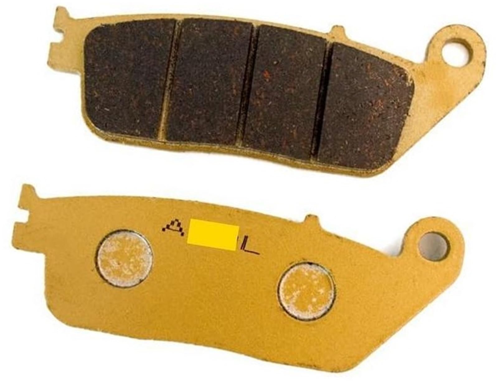Szwaldaper Motorrad-Bremsbeläge vorne hinten, for H CBR750 CBR750F CBR VFR Superaero 750 VFR750 VFR750F ST1100 Pan European ABS ST 1100(Black Copper Front Rear) von Szwaldaper