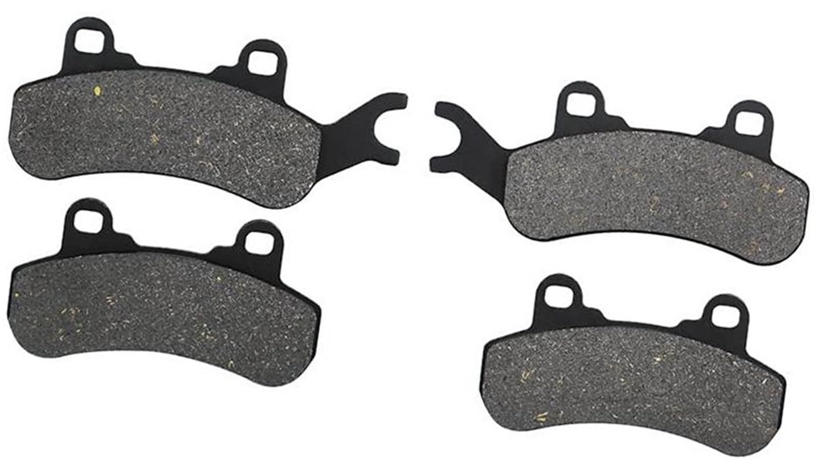 Szwaldaper Motorrad-Bremsbeläge vorne und hinten, for CAN-AM, Defender 799cc DPS 976cc XT Cab 976cc 2016(Black Front Set) von Szwaldaper