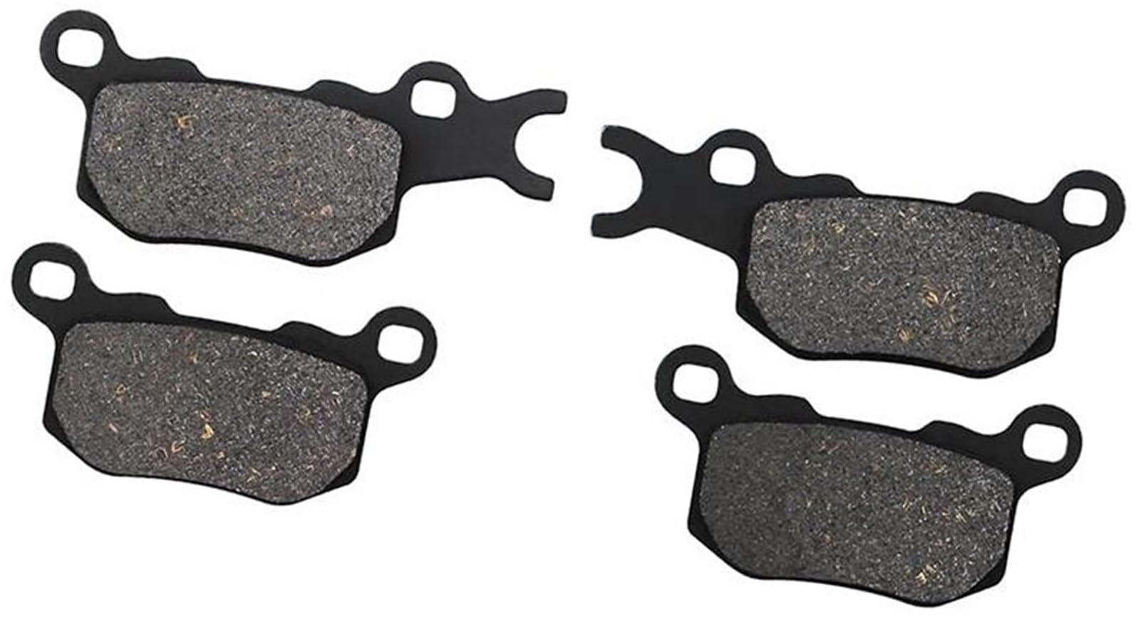 Szwaldaper Motorrad-Bremsbeläge vorne und hinten, for CAN-AM, Defender 799cc DPS 976cc XT Cab 976cc 2016(Black Rear Set) von Szwaldaper