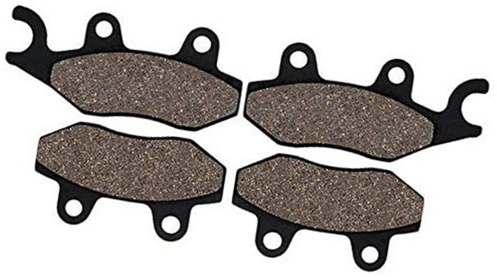 Szwaldaper Motorrad-Bremsbeläge vorne und hinten, for Can Am Maverick 1000R 2013 2014 2015 2016(Black Front Set) von Szwaldaper