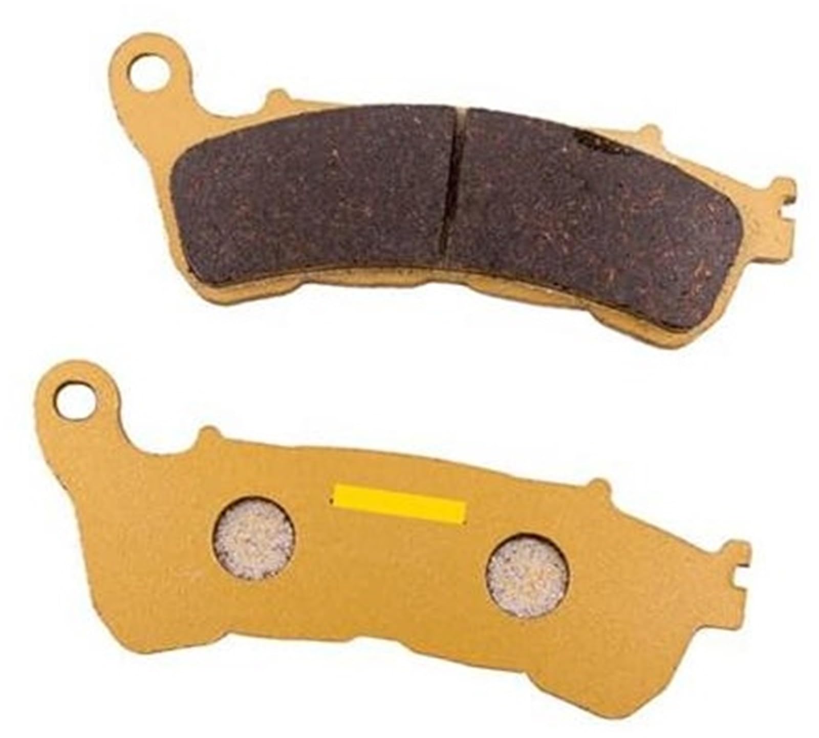 Szwaldaper Motorrad-Bremsbeläge vorne und hinten, for H XL700 XL700V Transalp 3-Kolben-Bremssattel vorne, Hinterräder XL 700 CBF1000 CBF 1000(Black 1set Copper Based) von Szwaldaper