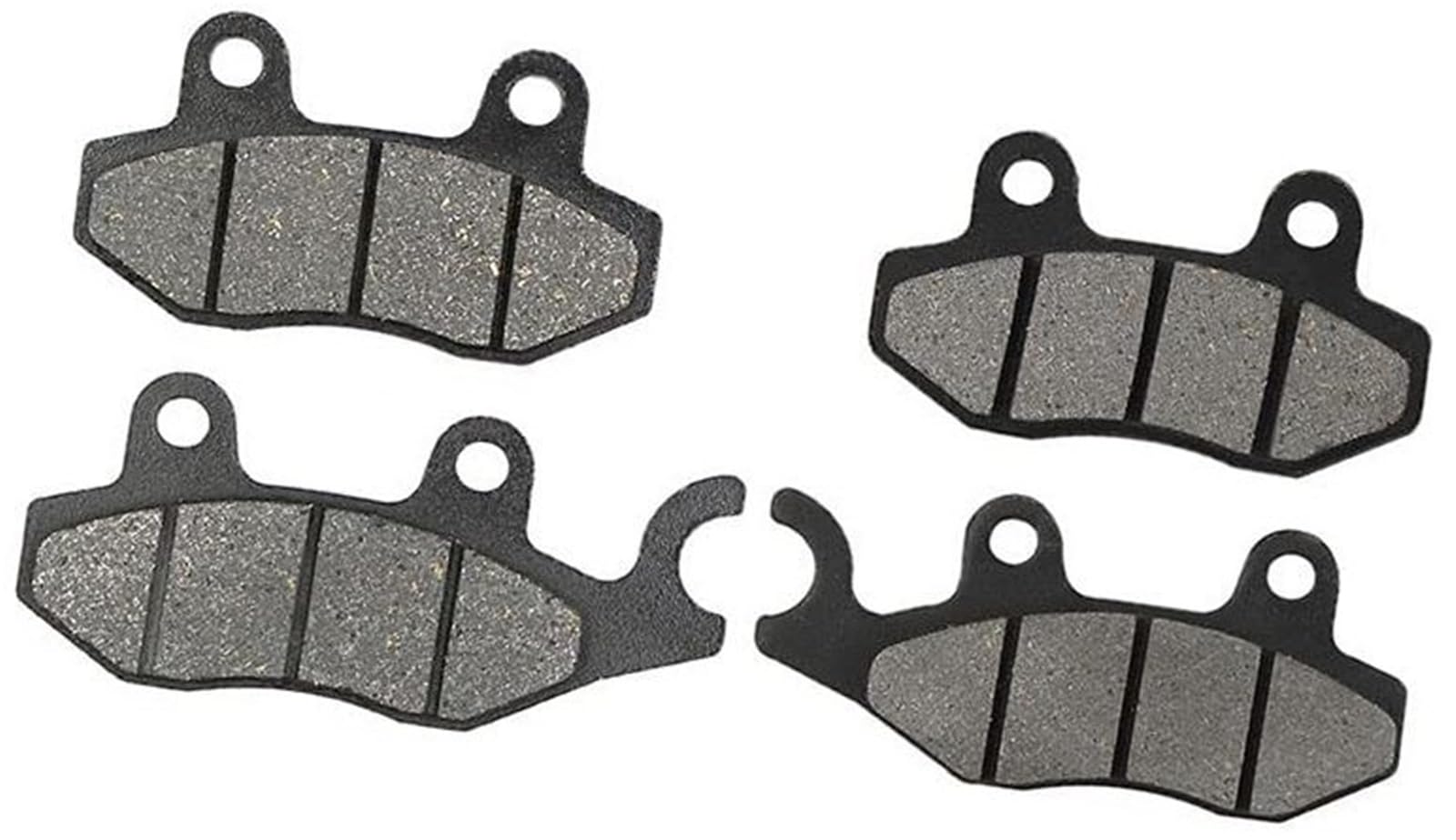 Szwaldaper Motorrad-Bremsbeläge vorne und hinten, for LT-R450K LRT450K 2006–2011, LT-R450Z LTR450Z Quadracer 2008–2011(Black Front Set) von Szwaldaper