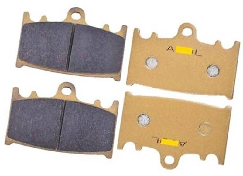 Szwaldaper Motorrad-Bremsbeläge vorne und hinten, for S GSR400 GSR600 GSR 400 2006–2008, GSR 600 2006–2010(Black 1set Copper Based) von Szwaldaper