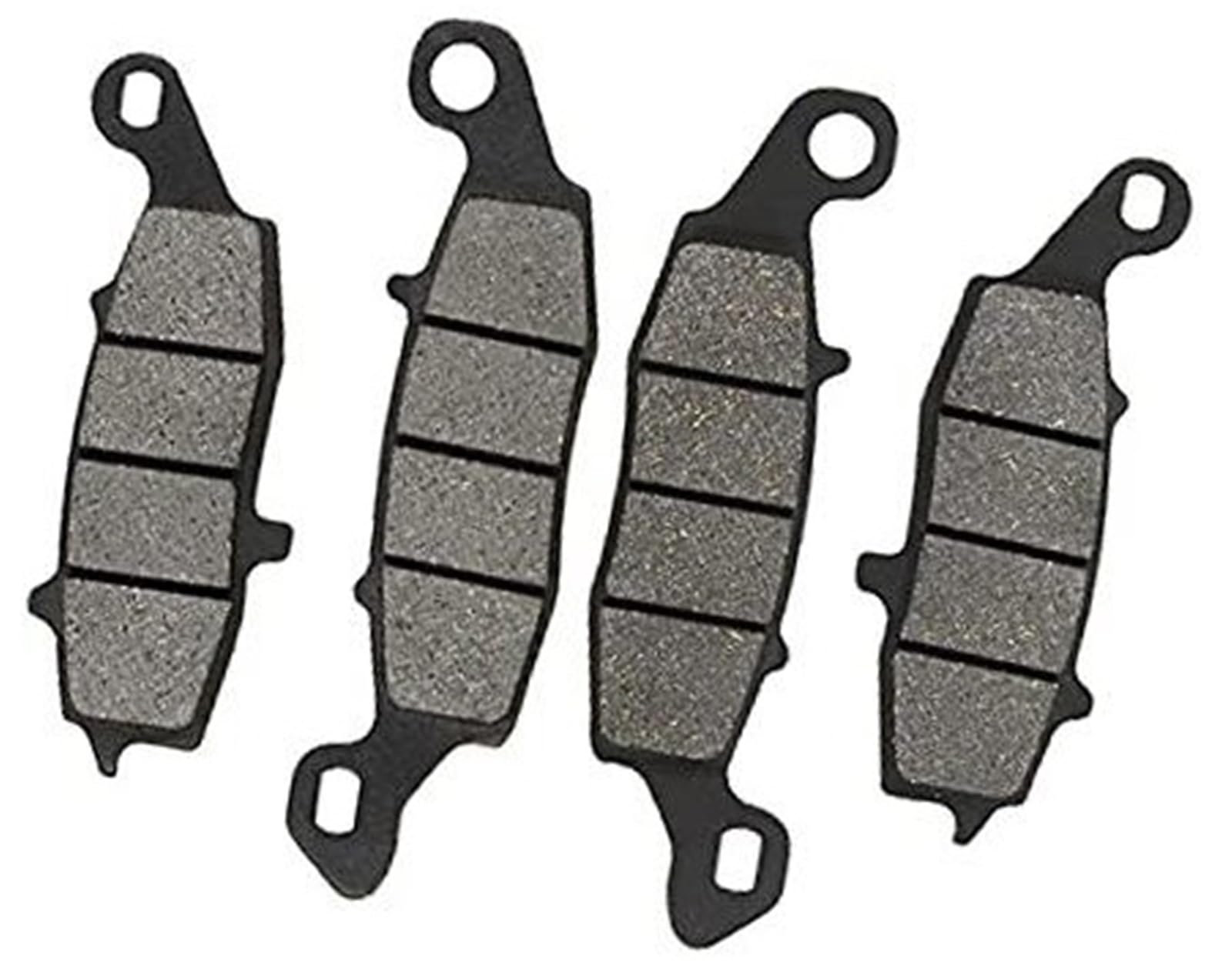 Szwaldaper Motorrad-Bremsbeläge vorne und hinten, for VL 1500 Intruder 2002–2009, VL1500 Boulevard C90 C90T 2005–2010(Black Front Set) von Szwaldaper
