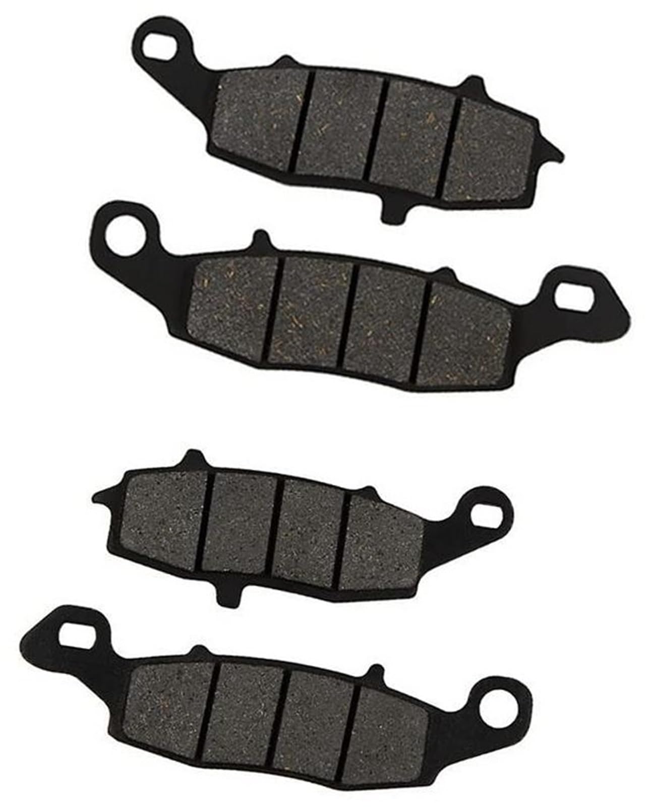 Szwaldaper Motorrad-Bremsbeläge vorne und hinten, for VL1500 Intruder VL1500 C90 C90T Boulevard 2005–2010 FA229 FA231(Black Front Set) von Szwaldaper