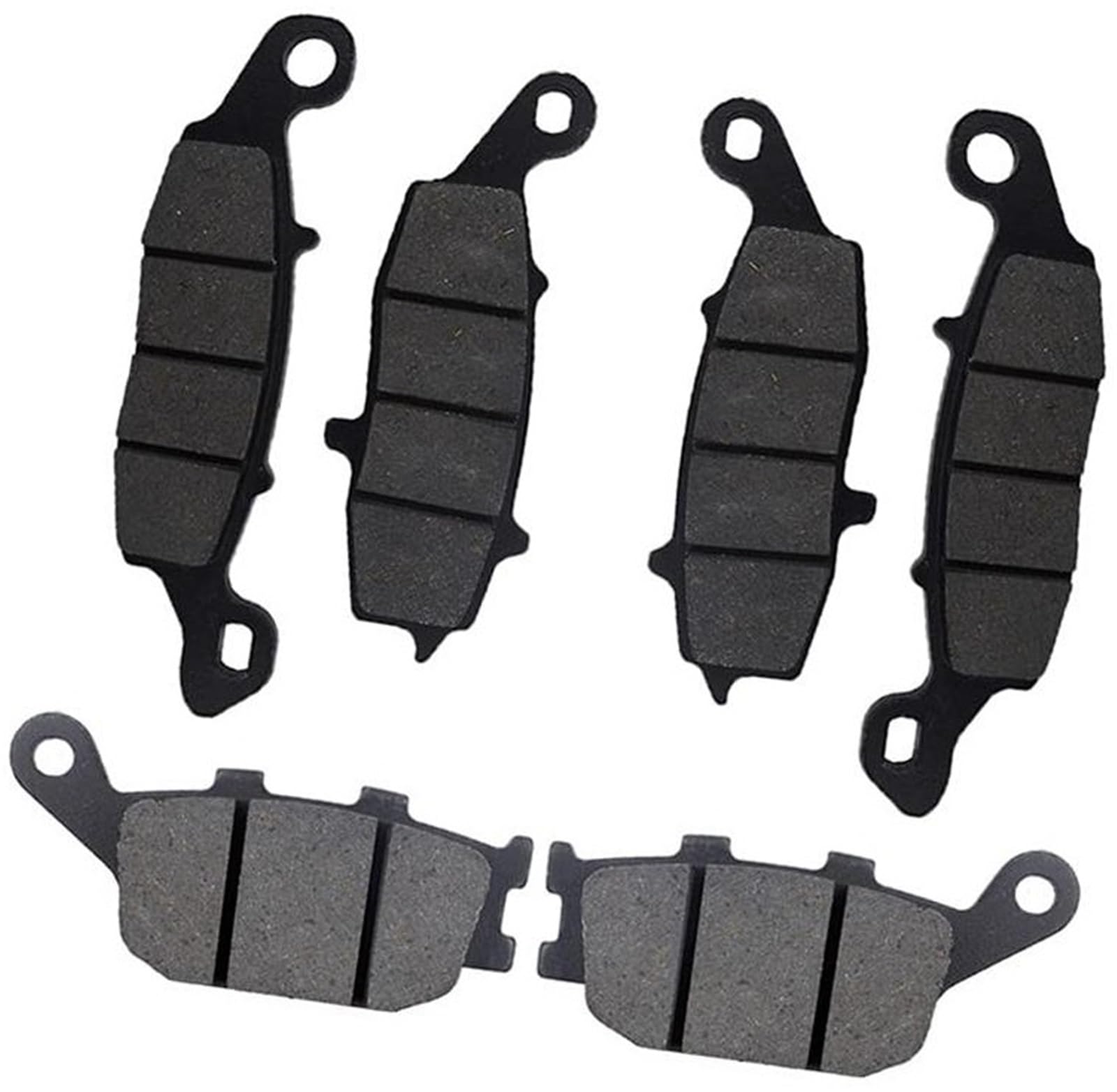 Szwaldaper Motorrad-Bremsscheiben-Set vorne und hinten, for SV400 DL650 DL1000 V-Strom DL 650 1000 GSF650 Naked Bandit 650 GSR750 SV650(Black Front and Rear) von Szwaldaper