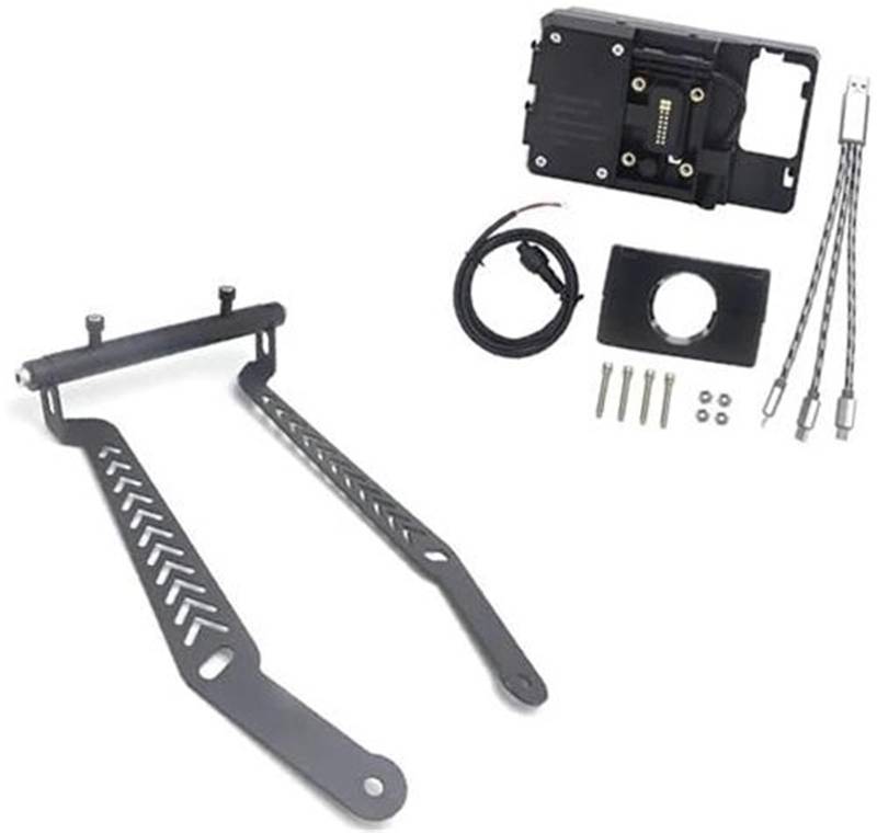 Szwaldaper Motorrad-Telefonhalterung, for Cyclone RT3 RT 3 Erweiterungsständer Multifunktions-Querstange Motorrad-Telefon GPS-Halterung Navigationshalterung Kabelloses USB-Laden Motorrad-Telefonhalter von Szwaldaper