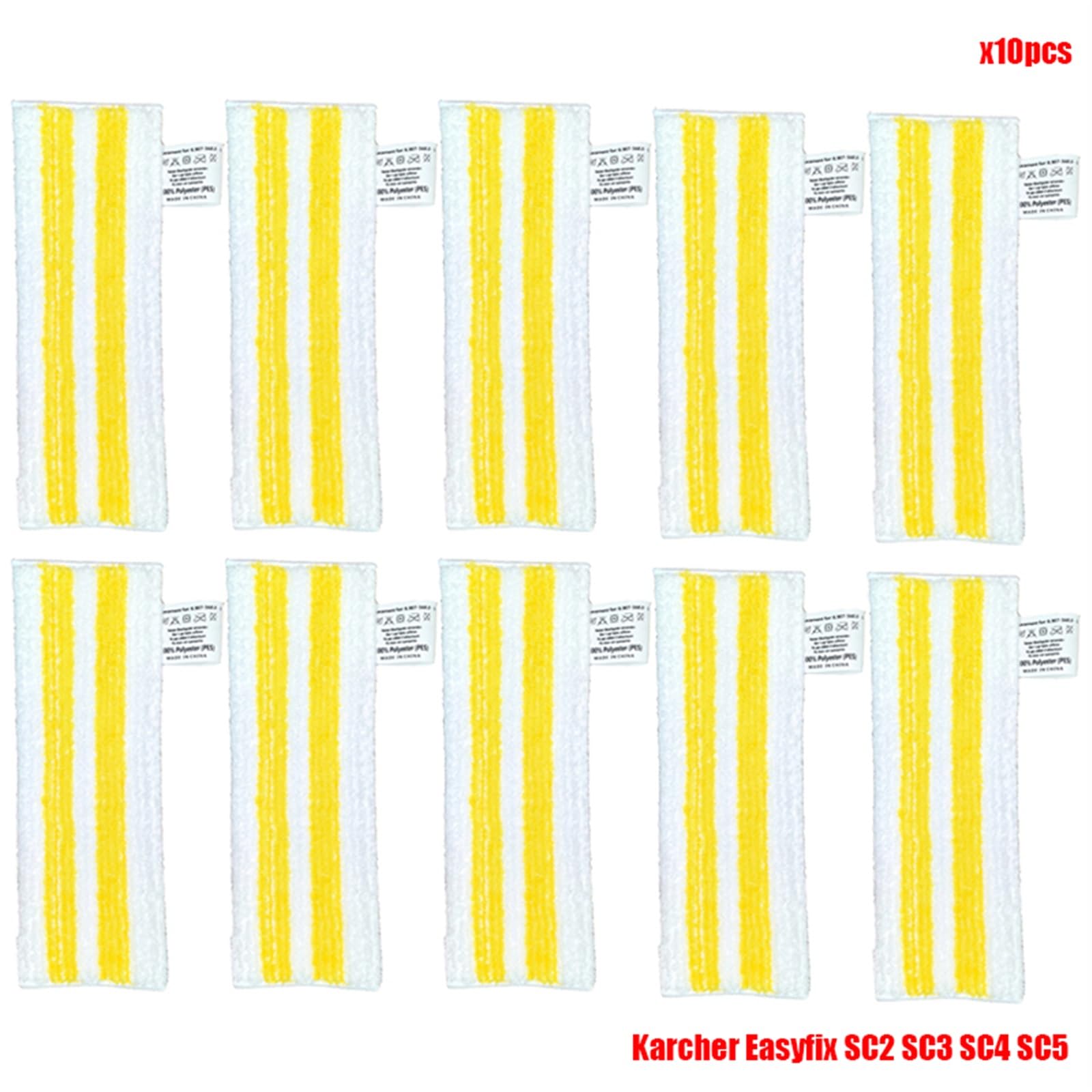 Szwaldaper Neu Mikrofaser Steam Mop Lumpen Kopf Pinsel EasyFix SC2 SC3 SC4 SC5 Handheld Staubsauger Zubehör Glas Schaber Ersatzteile für Dampfreiniger(Set6) von Szwaldaper