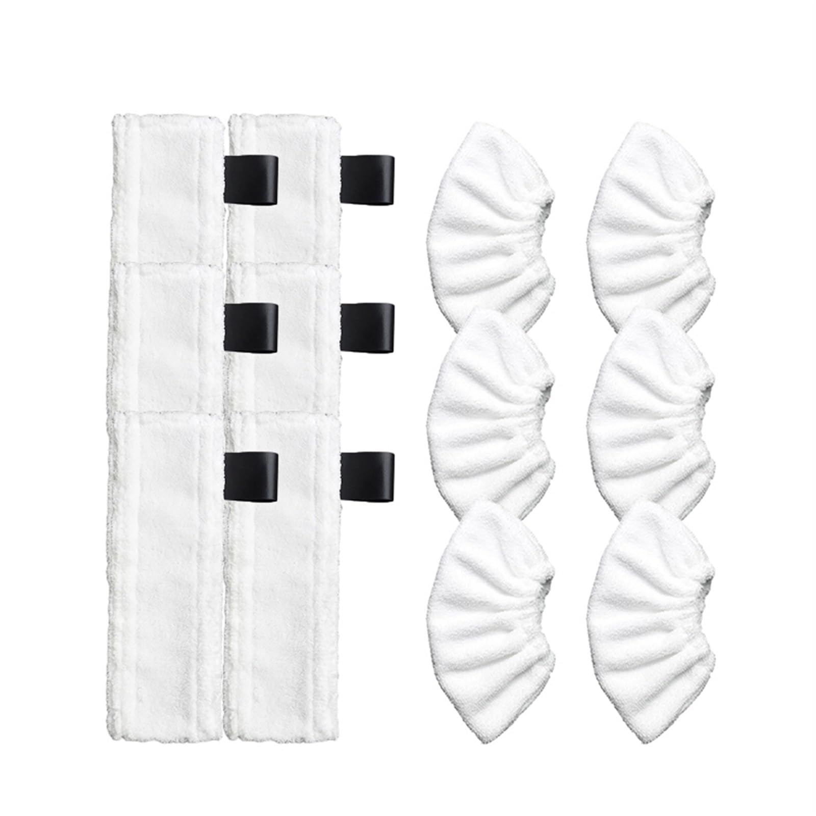 Szwaldaper Pad-Stoffbezug for EasyFix SC2 SC3 SC4 SC5 Robotic-Staubsauger, Steam Mop-Stofflappen, Ersatzteile, Ersatz Ersatzteile für Dampfreiniger(Set4) von Szwaldaper