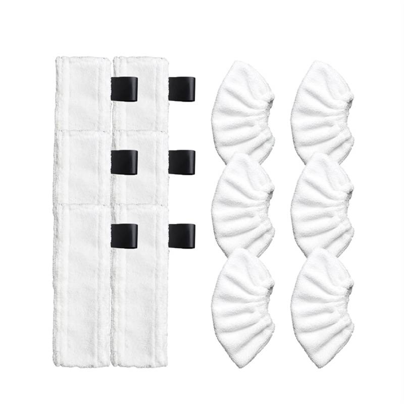 Szwaldaper Pad-Stoffbezug for EasyFix SC2 SC3 SC4 SC5 Robotic-Staubsauger, Steam Mop-Stofflappen, Ersatzteile, Ersatz Ersatzteile für Dampfreiniger(Set4) von Szwaldaper