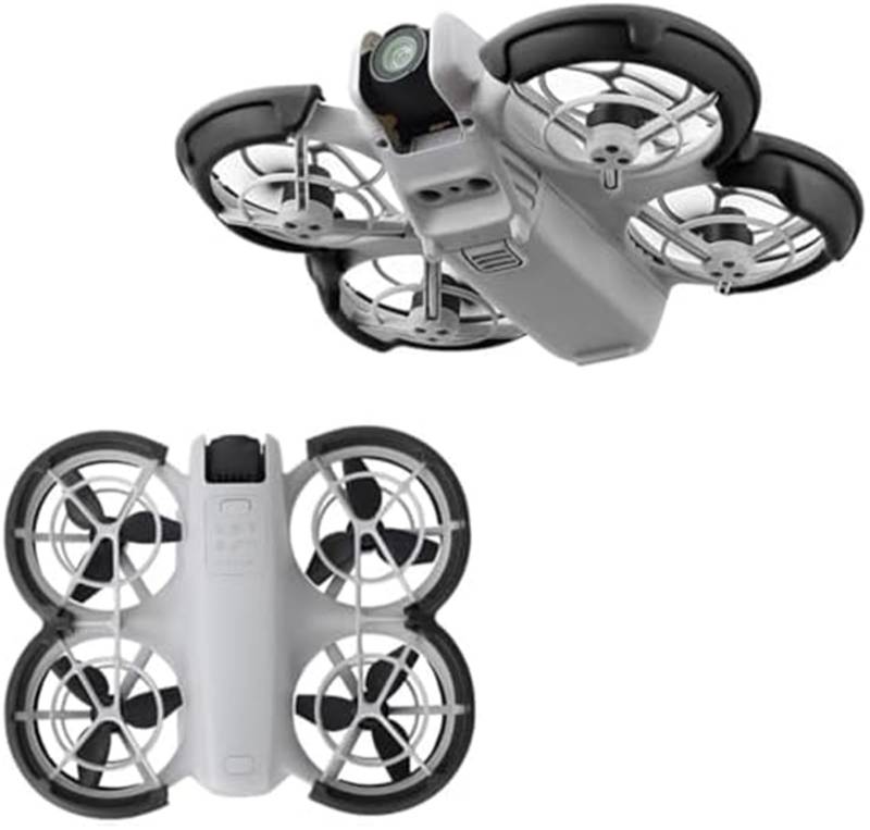 Szwaldaper Propellerschutz for DJI, Neo, Drohnen-Schutzring, Propellerblätter, Kollisionsschutz, TPU-Propeller-Stoßfängerabdeckung, Einfassungsschutz (grau) Drohnen-Propellerschutz(Black) von Szwaldaper