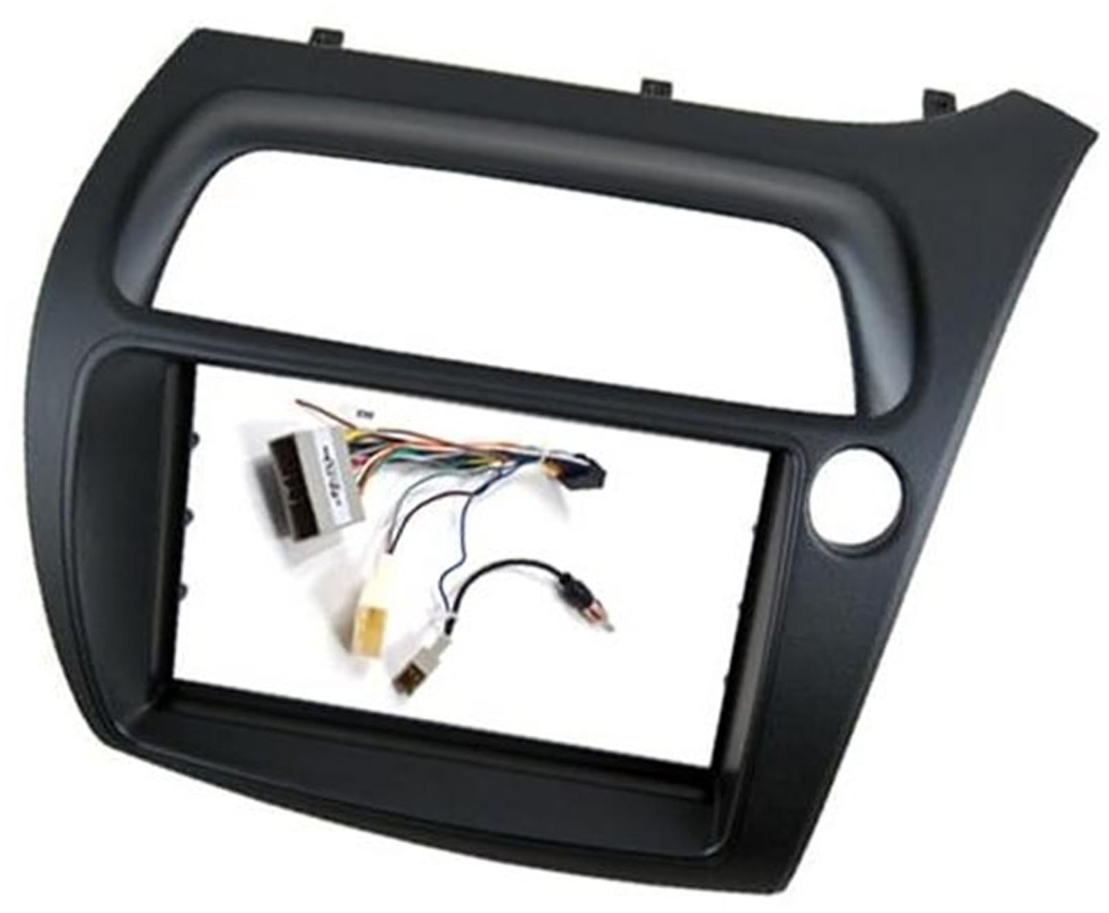 Szwaldaper Radio-Stereo-Panel 7 Zoll, for Civic, Doppel-DIN-Blende, Radio, DVD-Stereo, CD-Panel, Armaturenbrett-Montage, Installations-Zierblende, Frontrahmen, Blende, for Kabelbaum Autoradio-Armature Szwaldaper Radio-Stereo-Panel 7 Zoll, for Civic, Doppel-DIN-Blende, Radio, DVD-Stereo, CD-Panel, Armaturenbrett-Montage, Installations-Zierblende, Frontrahmen, Blende, for Kabelbaum Autoradio-Armature von Szwaldaper