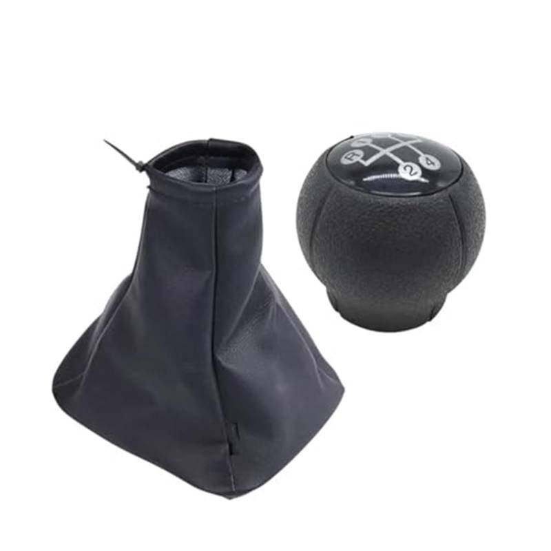 Szwaldaper Schaltknauf, Schaltmanschette, Kofferraumabdeckung, for Opel, Astra F 1991–1998, Auto-Styling, Handbremshebel Schaltsackabdeckung fürs Auto(Black Gear Shift Gearknob) von Szwaldaper
