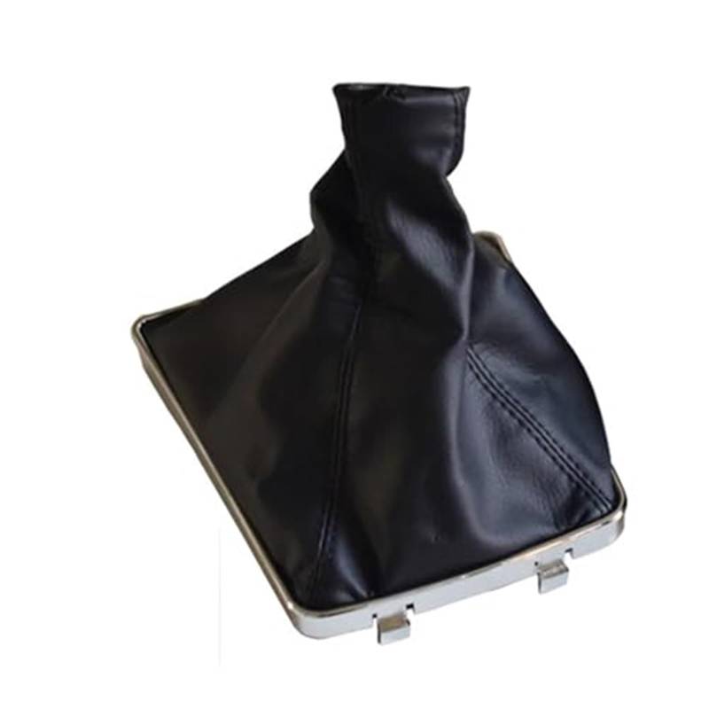 Szwaldaper Schaltknauf-Hebel-Stick-Gamaschen-Manschette, for Opel, Astra H, Park-Handbremsgriffe, Kofferraum-Abdeckung, Kragen, Auto-Styling Schaltsackabdeckung fürs Auto(Black Gear Shift Boot) von Szwaldaper