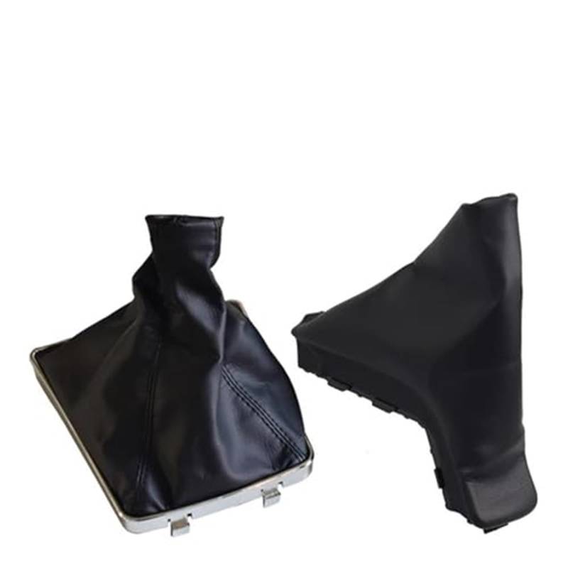 Szwaldaper Schaltknauf-Manschetten-Kofferraumabdeckung, for Vauxhall, for Opel, Astra H, Auto-Styling, Park-Handbremskragen Schaltsackabdeckung fürs Auto(Black Set) von Szwaldaper