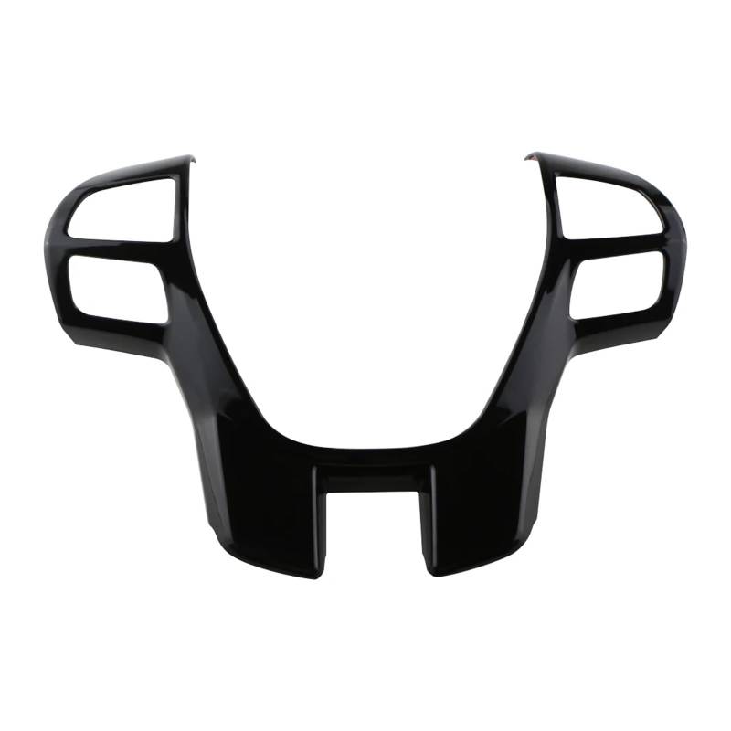 Szwaldaper Schwarz, for Ford, for Ranger Everest Endeavour 2015–2022, ABS-Auto-Lenkrad-Panel-Abdeckung, Zierrahmen, Dekor-Zubehör Auto-Lenkradaufkleber von Szwaldaper