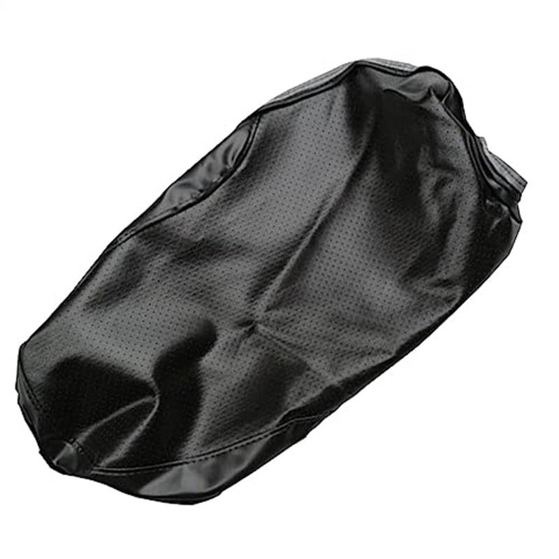 Szwaldaper Schwarzes wasserdichtes PU-Leder-Motorrad, for Sitz, Bezug mit atmungsaktivem Loch, Motorrad-Kissenpolster, for YBR 125 YBR125 2005 2006 2007 2008 2009 Zubehör Motorrad-Sitzbezug, wasserdic von Szwaldaper