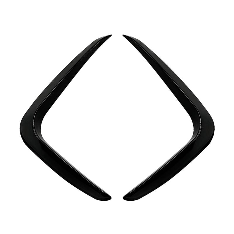 Szwaldaper Seitliche Entlüftungsblende for die vordere Stoßstange, for X3 X4 G01 G02 2018-2021 M Sport Carbonfaser-Optik/schwarz glänzende Autospoilerabdeckung Lüftungsblende für Nebelscheinwerfer(Car von Szwaldaper