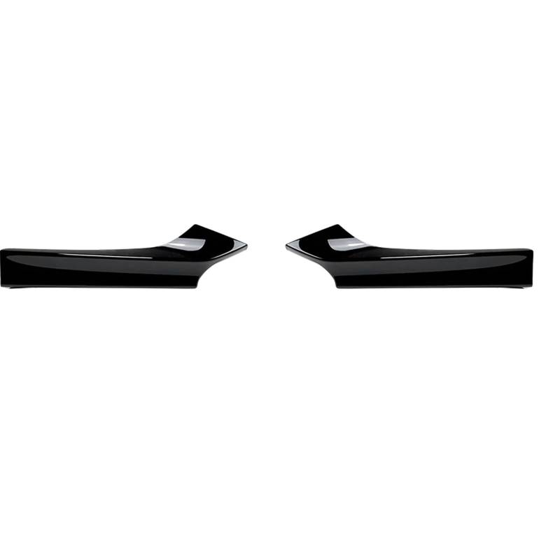 Szwaldaper Seitliche Lippensplitterabdeckung for die vordere Stoßstange, for, 2er F22 F23 M Sport nur 2015-2022 MP Style Schwarze untere Entlüftungsspoilerverkleidung Lüftungsblende für Nebelscheinwe von Szwaldaper