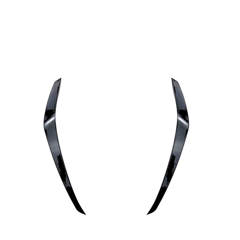 Szwaldaper Seitliche Lüftungsschlitzverkleidung for die vordere Stoßstange, for VW, for Golf, 7 GTI 2013-2016 Schwarzer Auto-Ansaugrahmen-Kühlergrill-Splitter-Spoiler-Canard-Lippe Lüftungsblende für N von Szwaldaper