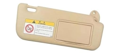 Szwaldaper Seitliche Sonnenblende, for Corolla, E160 E170 2014-2017 Auto vorne Links rechts Sonnenblende Panel Sonnenblende mit Make-up-Spiegel Ersatz vordere seitliche Sonnenblende Auto-Sonnenblende von Szwaldaper