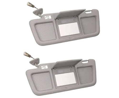 Szwaldaper Seitliche Sonnenblende, for Mazda, RX-8 2004-2011, 2-teiliges Sonnenblendenpanel vorne links mit Make-up-Spiegel, Ersatz for die Innenfenster-Sonnenblende, vordere seitliche Sonnenblende Au von Szwaldaper
