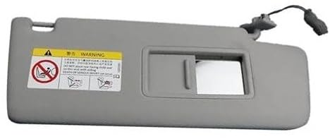 Szwaldaper Seitliche Sonnenblende, for Touran, for Tiguan, for KODIAQ, 2016+ 5TD857552 Graues rechtes inneres Sonnenblendenpanel, Make-up-Spiegel mit Kabel, vordere seitliche Sonnenblende Auto-Sonnenb von Szwaldaper