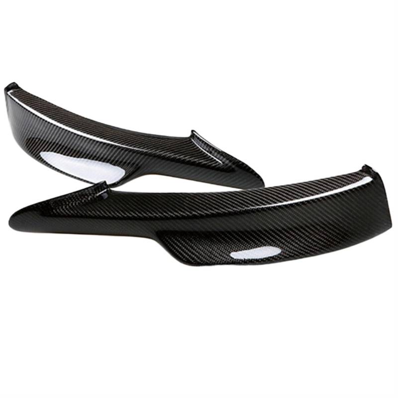 Szwaldaper Seitliche Splitter-Abdeckungslippe for die vordere Stoßstange, for, 3er E90 E91 335i LCI M-Tech 2009-2012, untere Spoiler-Entlüftungsblende aus Kohlefaser Lüftungsblende für Nebelscheinwer von Szwaldaper