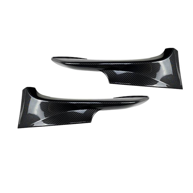 Szwaldaper Seitliche Splitterabdeckung for die vordere Stoßstange, for, 3er E92 E93 LCI M Sport 2010-2014 M-Tech Car Lower Air Vent Intake Canards Spoiler Lüftungsblende für Nebelscheinwerfer(Carbon von Szwaldaper