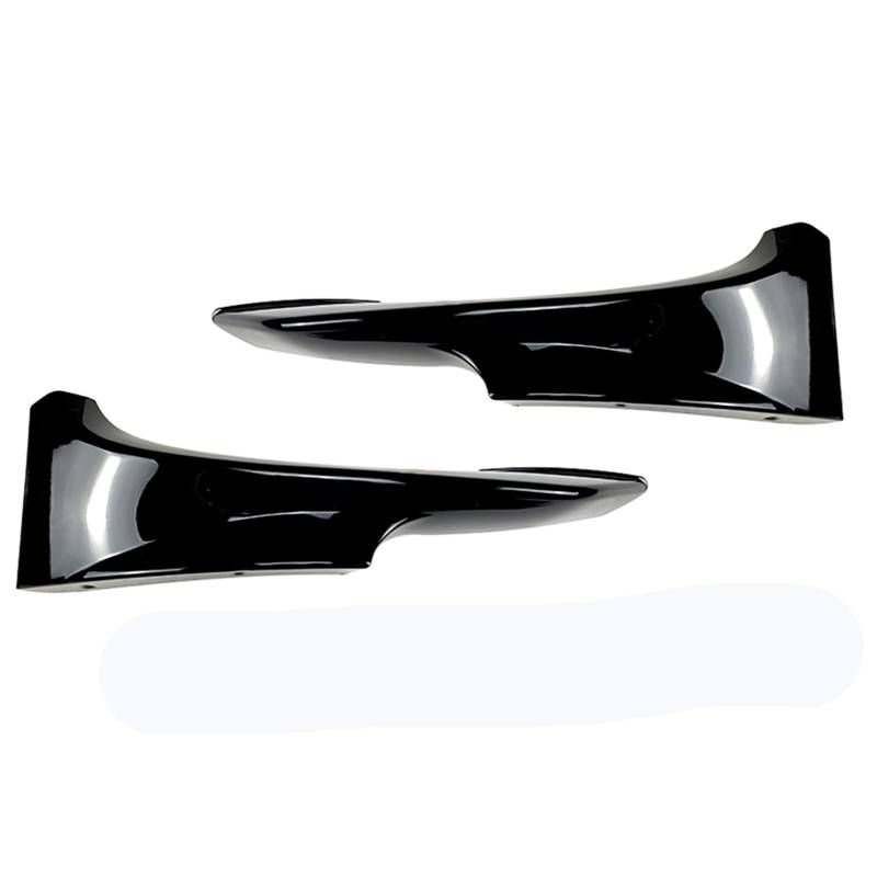 Szwaldaper Seitliche Splitterabdeckung for die vordere Stoßstange, for, 3er E92 E93 LCI M Sport 2010-2014 M-Tech Car Lower Air Vent Intake Canards Spoiler Lüftungsblende für Nebelscheinwerfer(Glossy von Szwaldaper