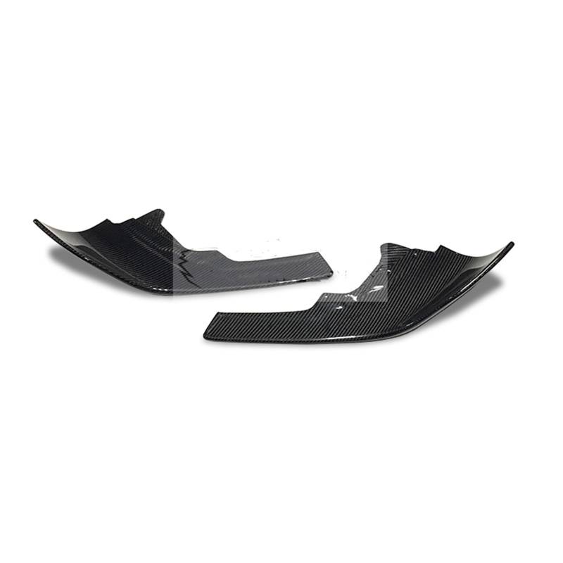 Szwaldaper Seitliche Splitterabdeckung for die vordere Stoßstange, for, F87 M2 Coupé 2-türig 2016-2019, Kohlefaser-Entlüftungsöffnung, untere Spoilerlippe, Eckschutzverkleidung Lüftungsblende für Neb von Szwaldaper