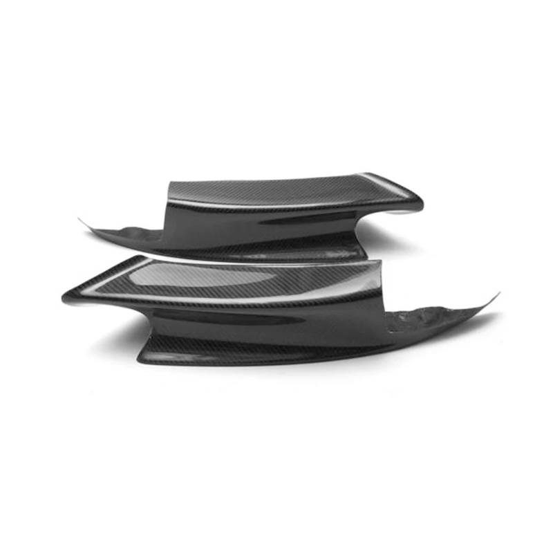 Szwaldaper Seitliche Splitterlippe for die vordere Stoßstange, for, E90 E92 E93 M3 2007-2013 Sedan Coupe, Lüftungsschlitz-Ansaugspoilerabdeckungssatz aus echtem Carbon Lüftungsblende für Nebelscheinw von Szwaldaper