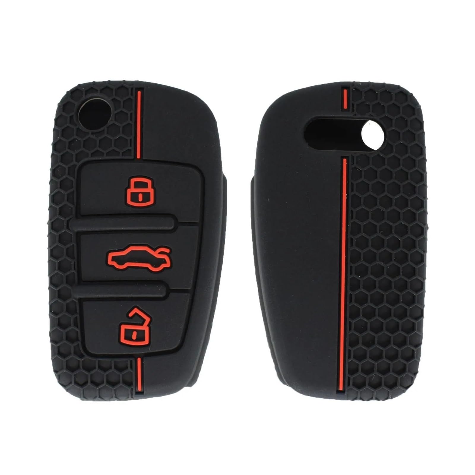 Szwaldaper Silikon-Autoschlüsselabdeckung, Klappschlüsselgehäuse, Schlüsselanhänger, schlüssellos, for A1 A3 A4 A5 A6 A7 A8 R8 TT S5 S6 S7 S8 Sq5 Q5 Q7 Rs4 Autoschlüsselgehäuse Szwaldaper Silikon-Autoschlüsselabdeckung, Klappschlüsselgehäuse, Schlüsselanhänger, schlüssellos, for A1 A3 A4 A5 A6 A7 A8 R8 TT S5 S6 S7 S8 Sq5 Q5 Q7 Rs4 Autoschlüsselgehäuse von Szwaldaper