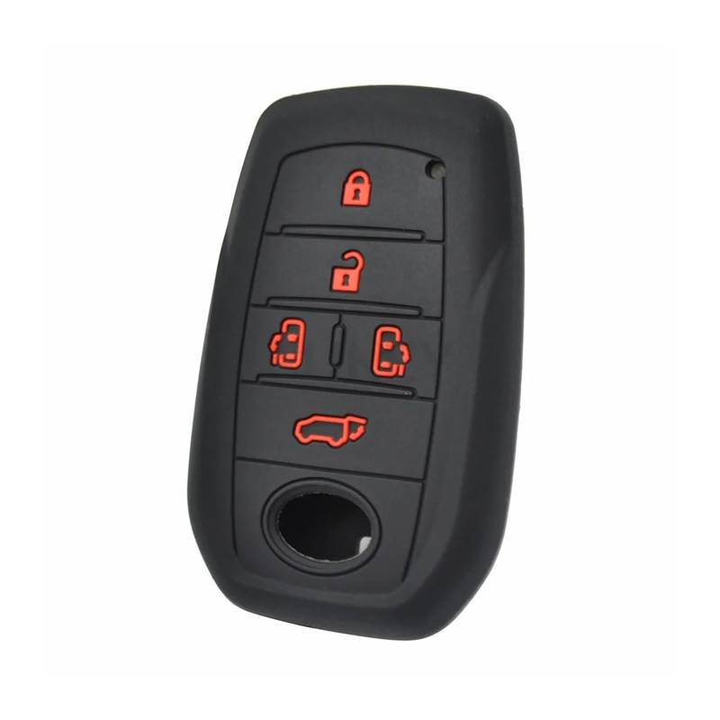 Szwaldaper Silikon-Autoschlüsselgehäuse-Abdeckung, Schlüsselringschutz for schlüssellose Fernbedienung, for Toyota, Vellfire, Alphard 30 Serie 2016-2019 Autoschlüsselgehäuse von Szwaldaper