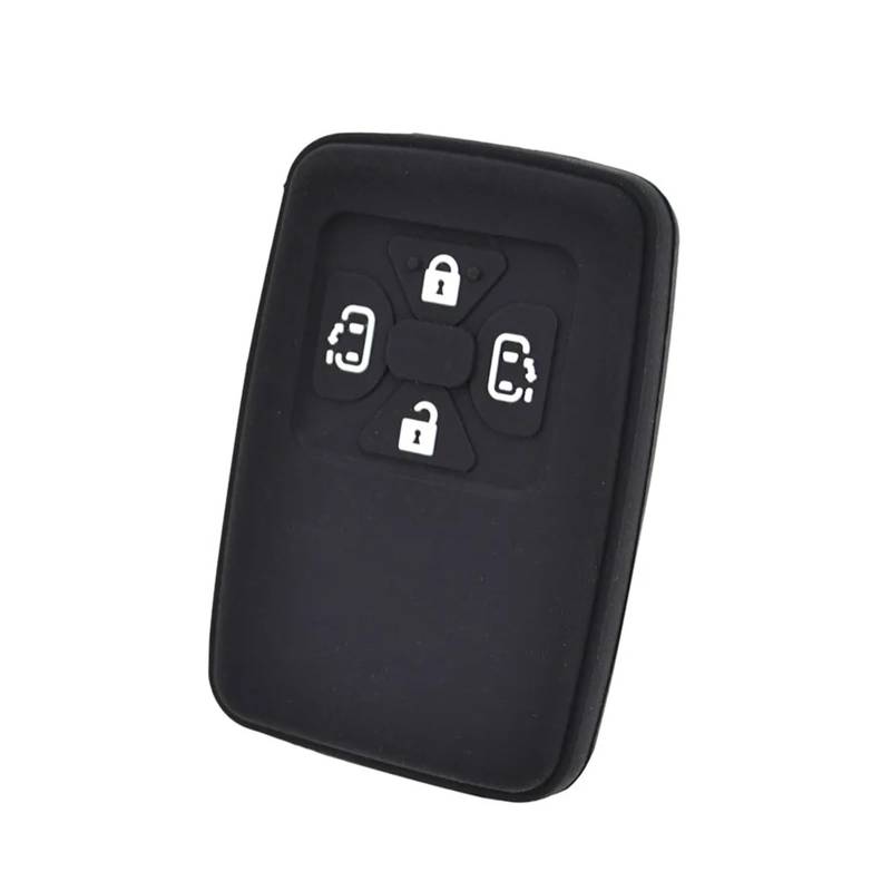 Szwaldaper Silikon-Autoschlüsselgehäuse mit 4 Tasten, schlüssellose Fernbedienung, Schlüsselanhänger, Schlüsselanhänger, Schlüsselanhänger, for Toyota, Estima, Alphard, Vellfire Autoschlüsselgehäuse von Szwaldaper