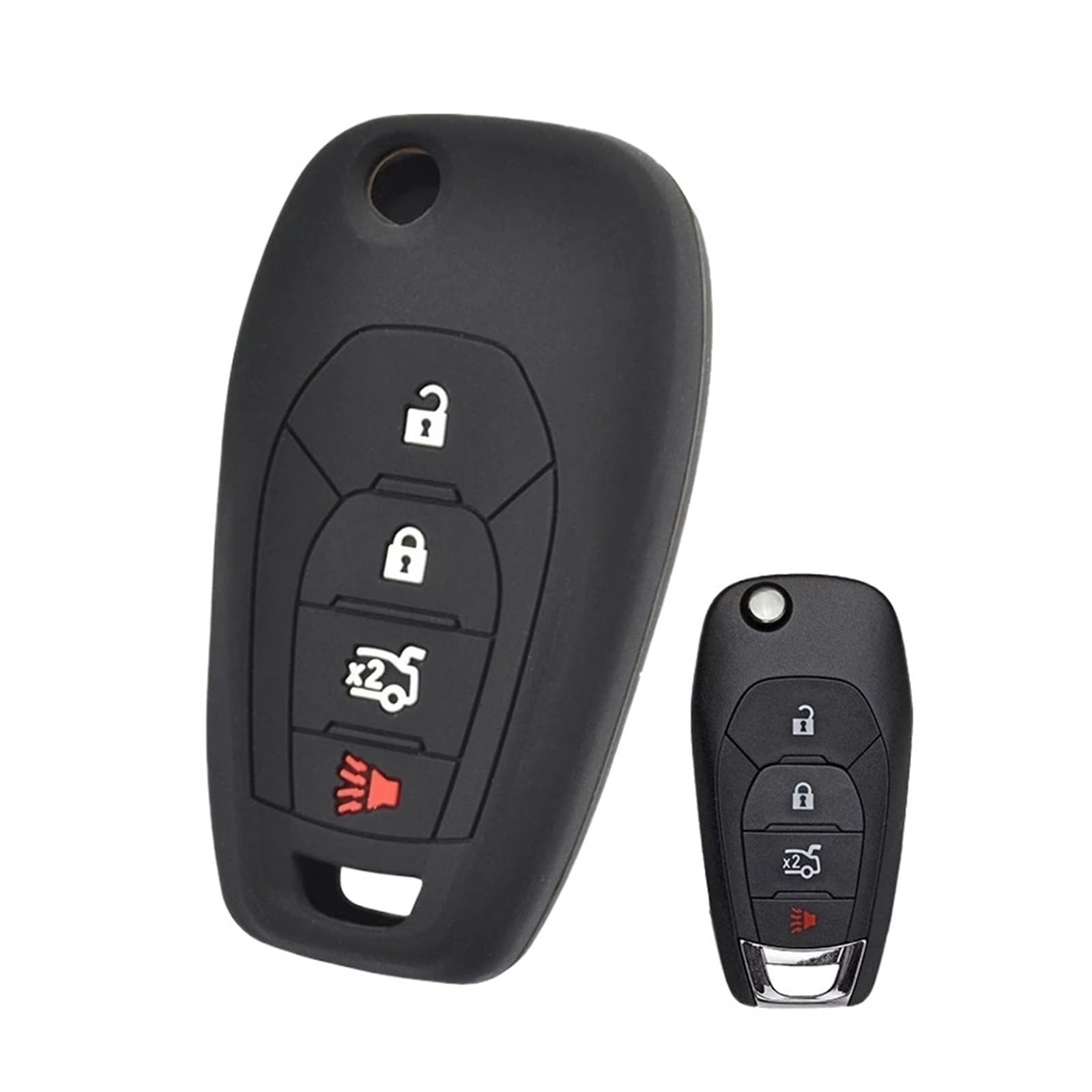 Szwaldaper Silikon-Autoschlüsselhülle for Aufklappen, Schlüsselhülle for Fernbedienung, Schlüsselanhänger, Schutzfolie, for Chevrolet, for Cruze, 2016–2019 Autoschlüsselgehäuse Szwaldaper Silikon-Autoschlüsselhülle for Aufklappen, Schlüsselhülle for Fernbedienung, Schlüsselanhänger, Schutzfolie, for Chevrolet, for Cruze, 2016–2019 Autoschlüsselgehäuse von Szwaldaper