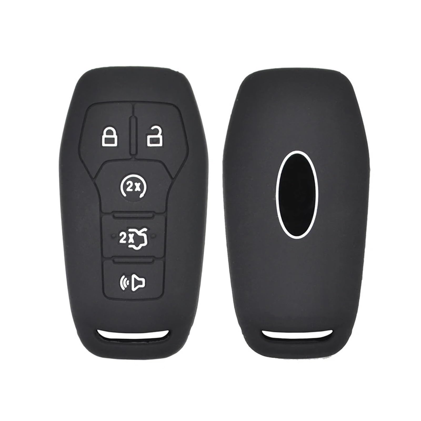 Szwaldaper Silikon-Schlüsseletui, Schutz for Schlüsselanhänger, for Ford, Fusion, Mondeo, Mustang, F-150, Explorer, Edge, Lincoln, MKZ MKC Autoschlüsselgehäuse Szwaldaper Silikon-Schlüsseletui, Schutz for Schlüsselanhänger, for Ford, Fusion, Mondeo, Mustang, F-150, Explorer, Edge, Lincoln, MKZ MKC Autoschlüsselgehäuse von Szwaldaper