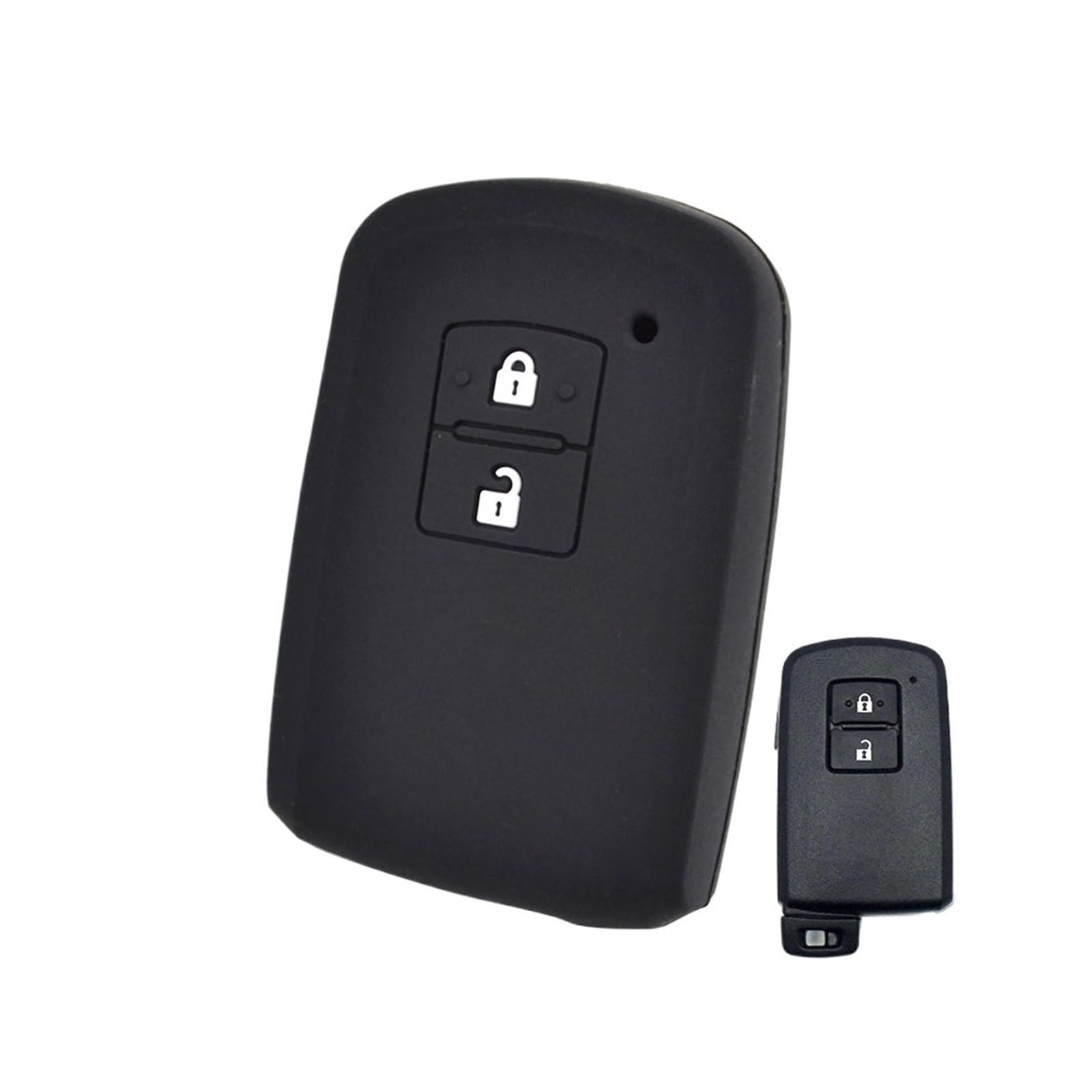 Szwaldaper Silikon-Schlüsseletui mit 2 Tasten, Schutz for Schlüsselanhänger, for Toyota, Auris Camry, RAV4, Avalon Yaris Verso 2012–2018 Autoschlüsselgehäuse Szwaldaper Silikon-Schlüsseletui mit 2 Tasten, Schutz for Schlüsselanhänger, for Toyota, Auris Camry, RAV4, Avalon Yaris Verso 2012–2018 Autoschlüsselgehäuse von Szwaldaper