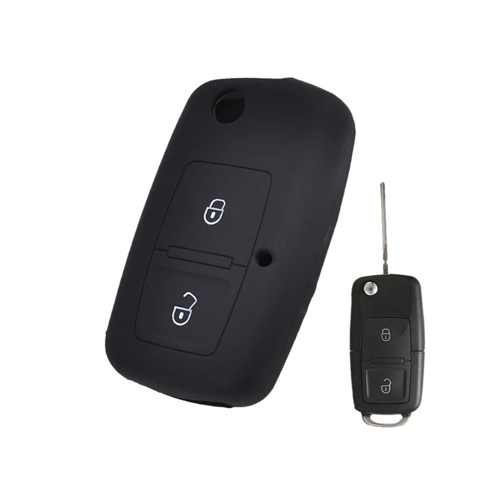 Szwaldaper Silikon-Schlüsselgehäuse mit 2 Tasten, for Auto-Fernbedienung, Schlüsselanhänger, Schutzhülle, Schutzfolie, for VW, Skoda, Octavia, Fabia, Superb 1998-2008 Autoschlüsselgehäuse Szwaldaper Silikon-Schlüsselgehäuse mit 2 Tasten, for Auto-Fernbedienung, Schlüsselanhänger, Schutzhülle, Schutzfolie, for VW, Skoda, Octavia, Fabia, Superb 1998-2008 Autoschlüsselgehäuse von Szwaldaper