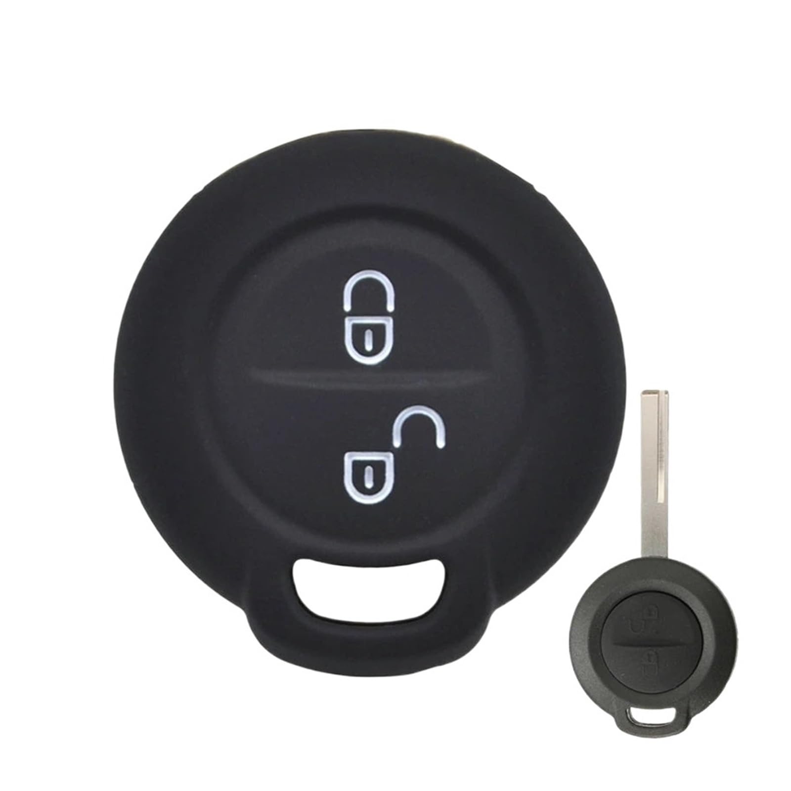 Szwaldaper Silikon-Schutzhülle for Auto-Fernbedienung mit 2 Tasten, for Mitsubishi, Colt, Warrior, Carisma, Spacestar Autoschlüsselgehäuse Szwaldaper Silikon-Schutzhülle for Auto-Fernbedienung mit 2 Tasten, for Mitsubishi, Colt, Warrior, Carisma, Spacestar Autoschlüsselgehäuse von Szwaldaper