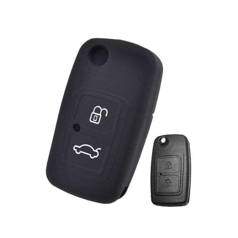 Szwaldaper Silikon-Schutzhülle for Autoschlüssel, for schlüssellose Fernbedienung, for Chery, A3 A5 A13 M11 E5, Tiggo, Tengo, Fulwin2, Cowin Autoschlüsselgehäuse von Szwaldaper