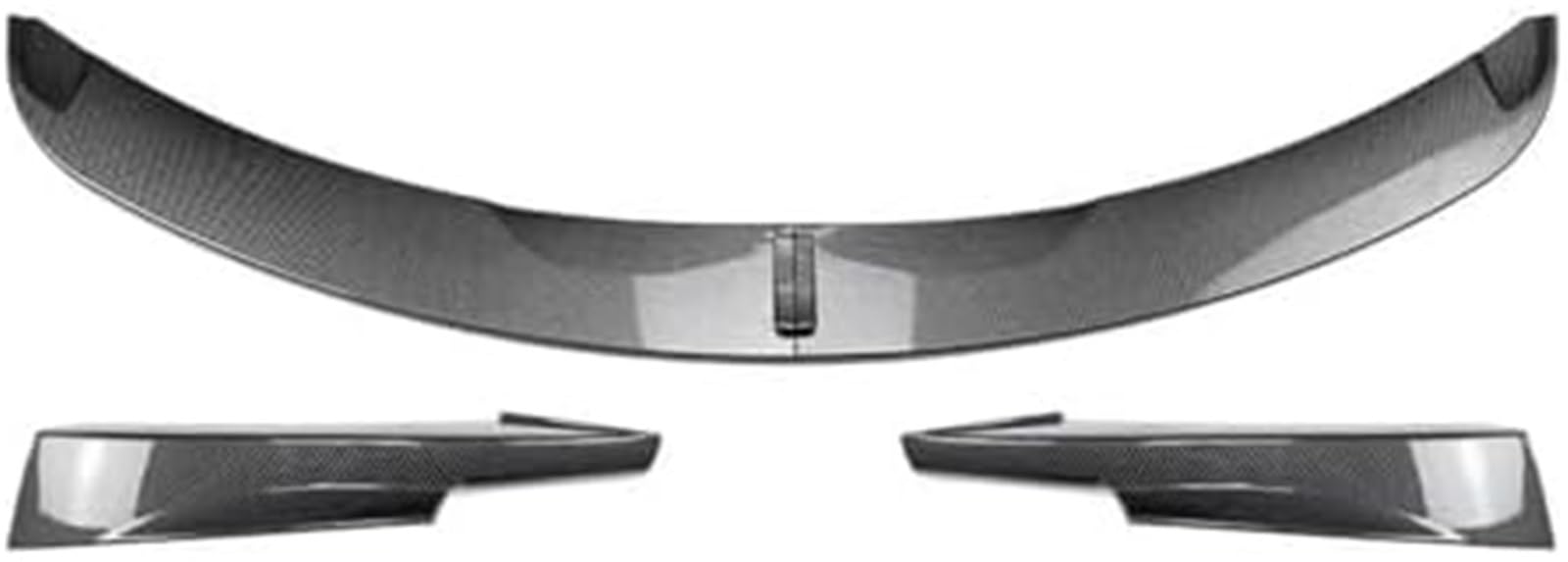Szwaldaper Splitter, for BMW, 3er E90 E91 LCI Sport 2009-2012 Auto Frontstoßstange Lippensplitter Diffusor Body Kits Spoiler Stoßstangenschutz Lippensplitter (Carbon Look Splitter) Frontstoßstangenlip von Szwaldaper