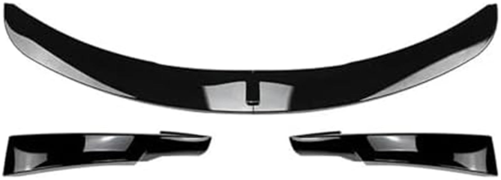 Szwaldaper Splitter, for BMW, 3er E90 E91 LCI Sport 2009-2012 Auto Frontstoßstange Lippensplitter Diffusor Body Kits Spoiler Stoßstangenschutz Lippensplitter (Carbon Look Splitter) Frontstoßstangenlip von Szwaldaper