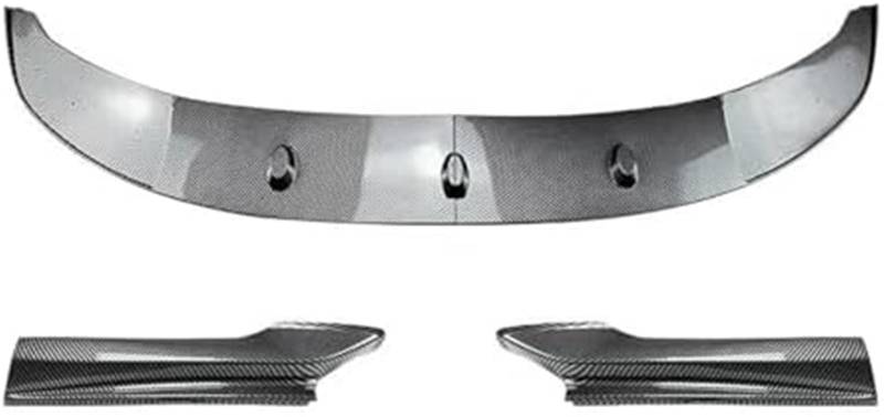 Szwaldaper Splitter, for BMW, 5er F10 F11 520 523 525 535 530 Sport 2011-2017 Auto Frontstoßstange Lip Spoiler Splitter Stoßstange Canard Lip Body Kit Lip Splitter (Carbon-Look) Frontstoßstangenlippe( von Szwaldaper
