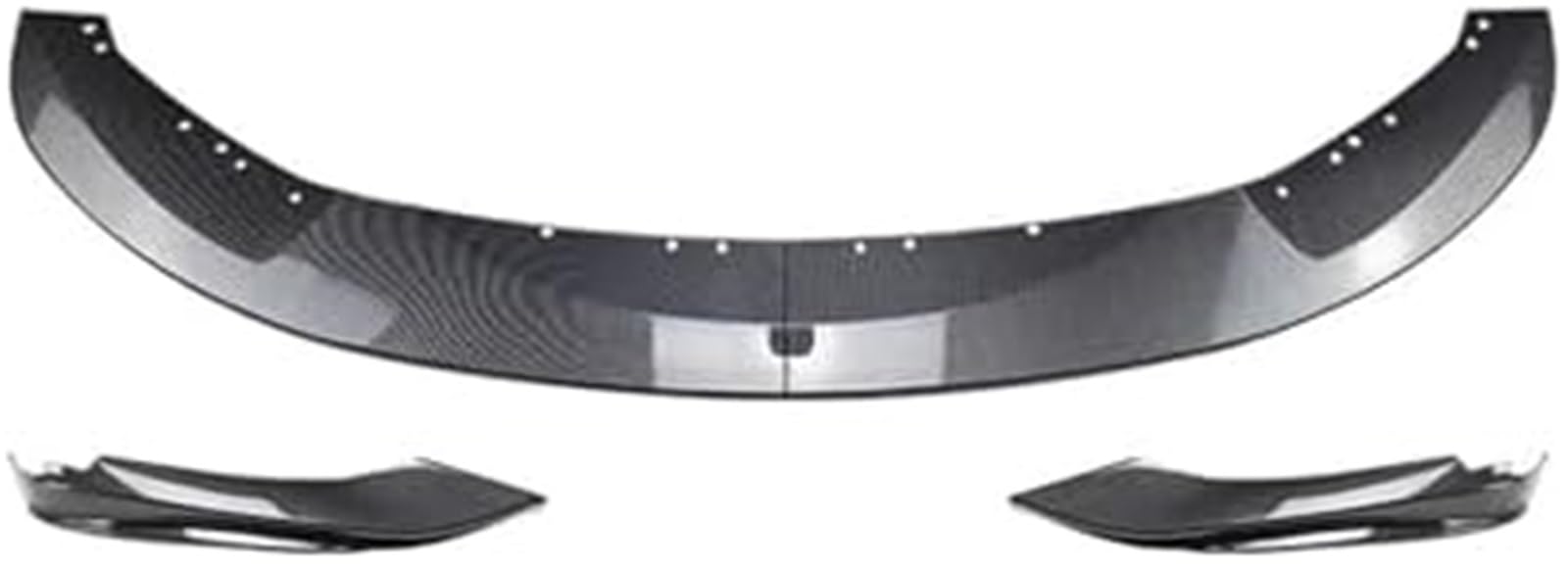 Szwaldaper Splitter, for BMW, F32 F33 F36 420i 425i 430i 440i M440i 2014-2020 Cover Guard Body Kit Sport Frontstoßstange Lip Spoiler Splitter Diffusor Lip Splitter(Carbon Look A) Frontstoßstangenlippe von Szwaldaper