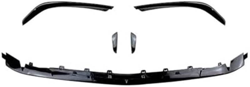 Szwaldaper Splitter, for Benz, for A-Klasse W177 A45, for AMG 2018 + Spoiler Seitenverkleidung Frontstoßstange Aero Splitter Lippen-Kits Ersatz Gloss Black Lip Splitter Frontstoßstangenlippe von Szwaldaper